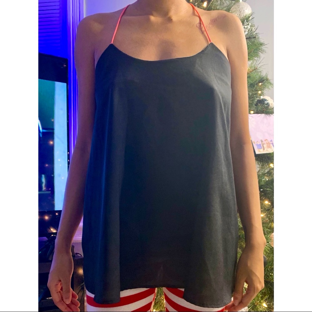 Neon strap top